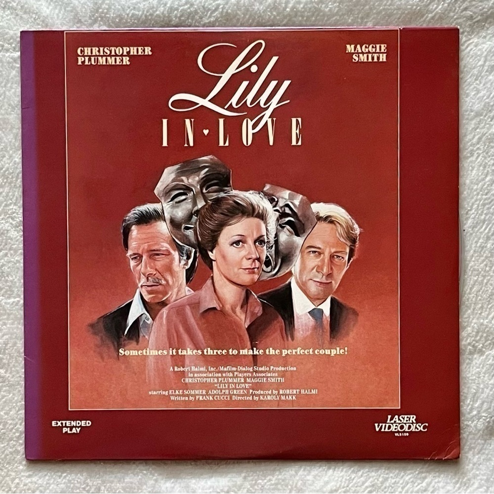 LILY IN LOVE (1984) Vintage LASER VIDEODISC